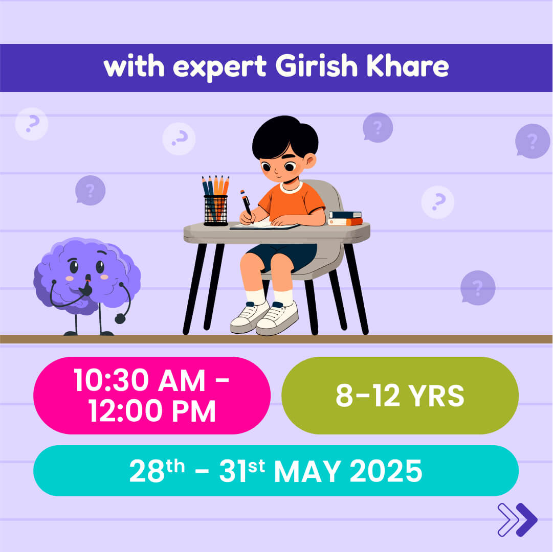 Enliven Curiosity - Creative Thinking & Writing Bootcamp: neOwn x Girish Khare | Kids Bootcamp to Improve Creativity, Thinking Process, & Writing Skills for 8yrs - 12 yrs | Online Summer Camp for Kids