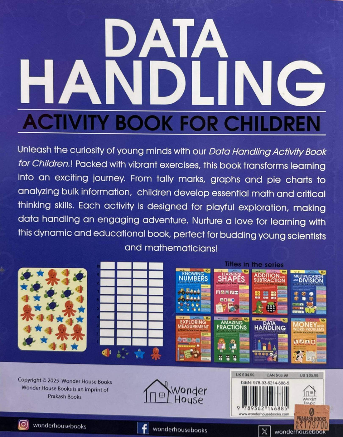 Data Handling Activity Book For Kids