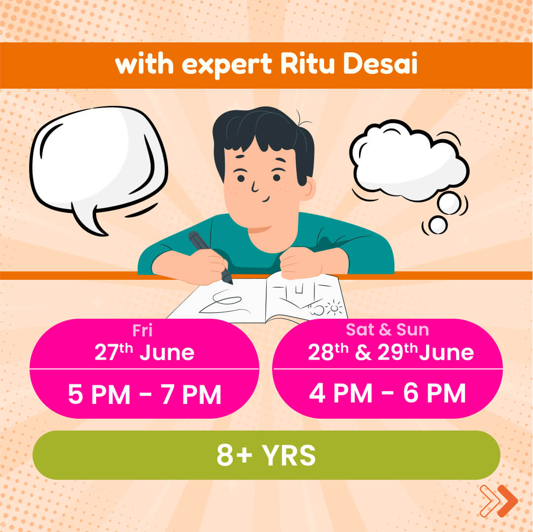 Draw & Tell - Comic Making Workshop: neOwn x Ritu Desai | Learn Comic Making for 8-12 yrs | Online Workshops for Kids