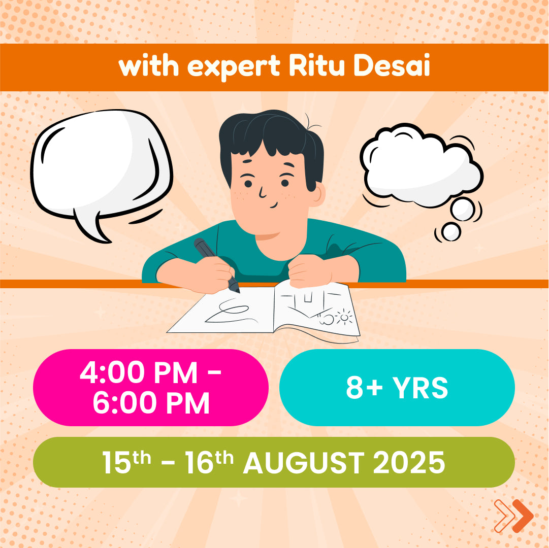 Draw & Tell - Comic Making Workshop: neOwn x Ritu Desai | Learn Comic Making for 8-12 yrs | Online Workshops for Kids
