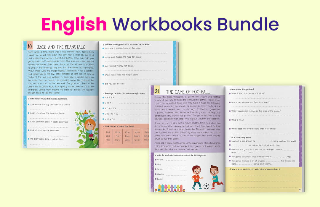 Grade 1 Workbook Bundles (5-6 yrs)