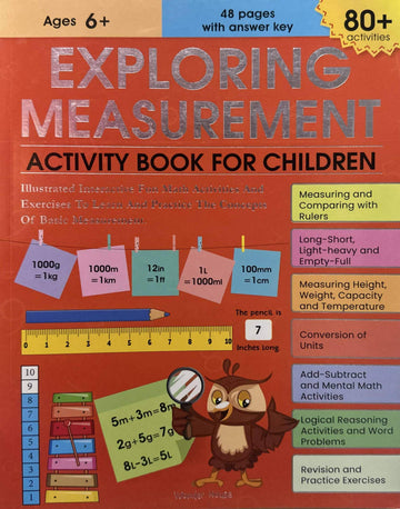 Exploring Measurement Activity Book For Children