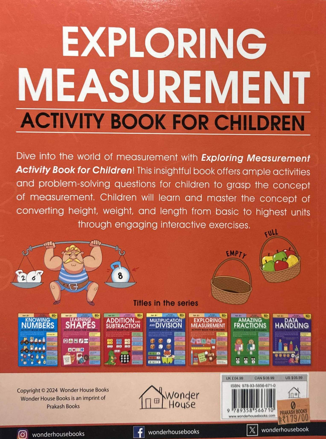Exploring Measurement Activity Book For Children