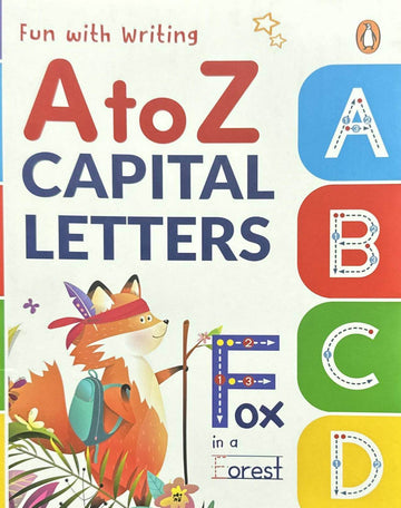 Fun with Writing: CAPITAL LETTERS (Penguin Early Learning Series) First Activity Book to Practice Capital Letters for PreSchool Kids, Toddlers