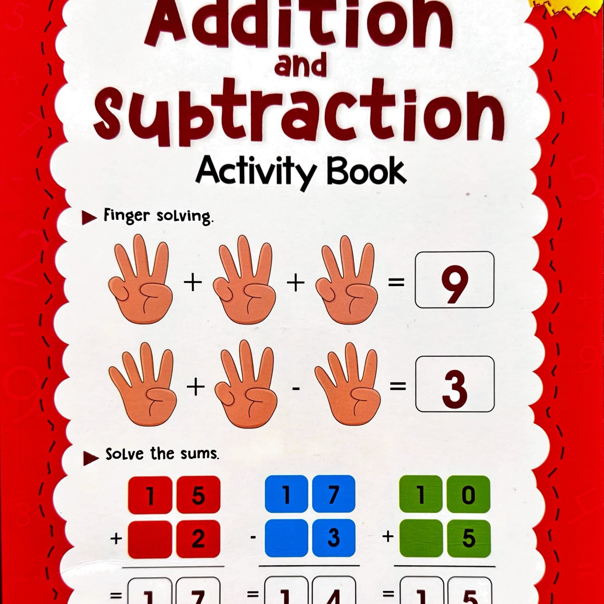 Addition and Subtraction - Activity Book For Children