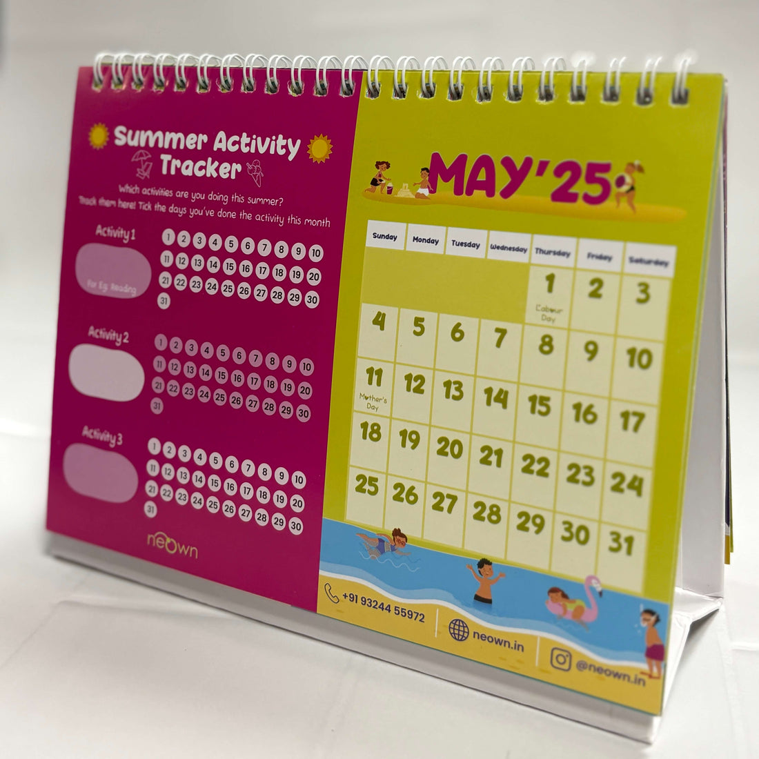 🎯 neOwn Kids' Activity Calendar