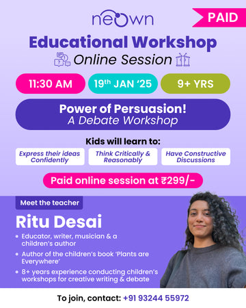 Power of Persuasion! Debate Workshop: neOwn x Ritu Desai