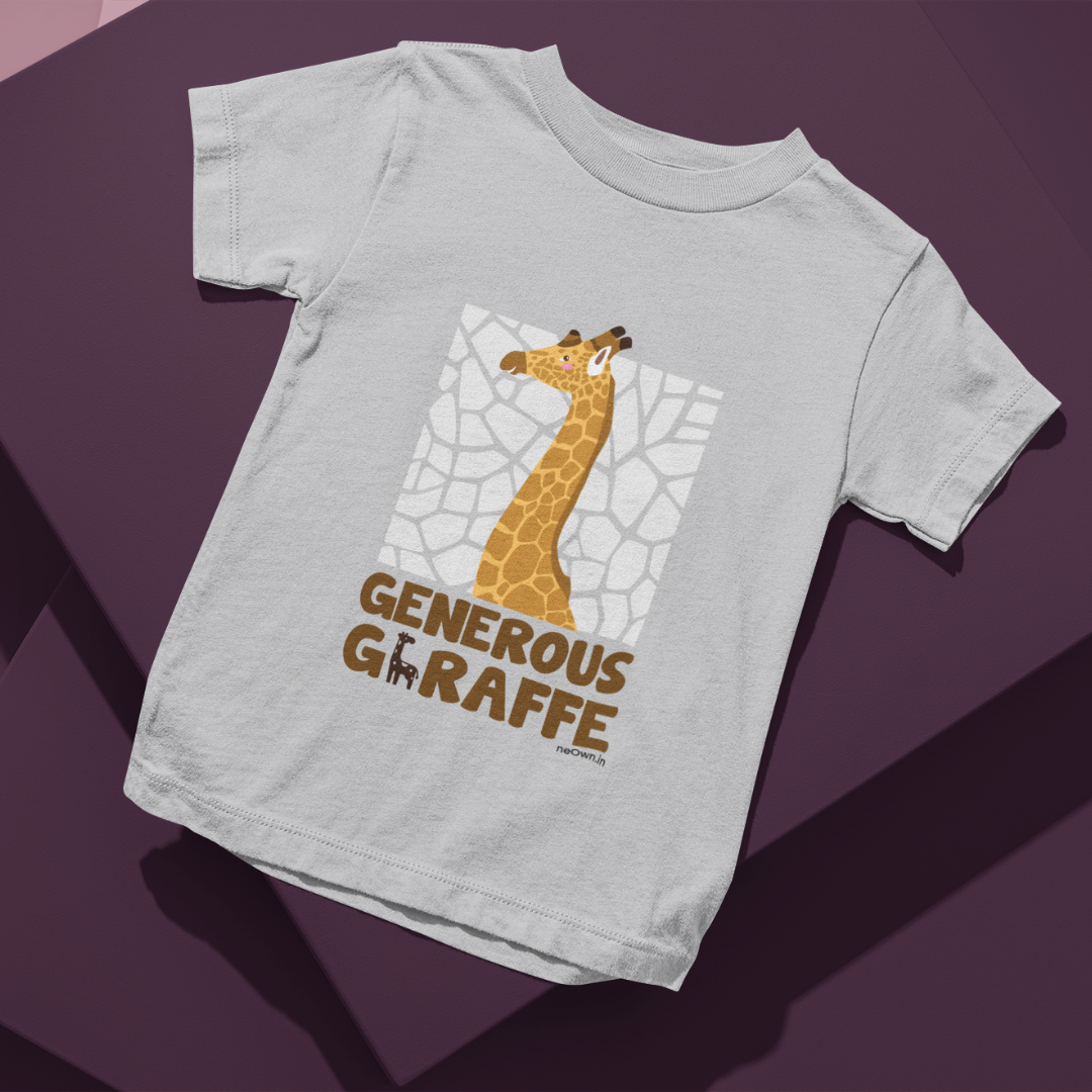 Unisex T-shirt: Generous Giraffe