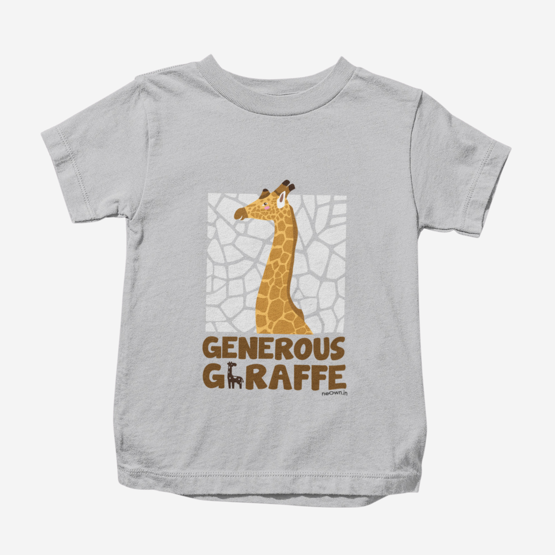 Unisex T-shirt: Generous Giraffe