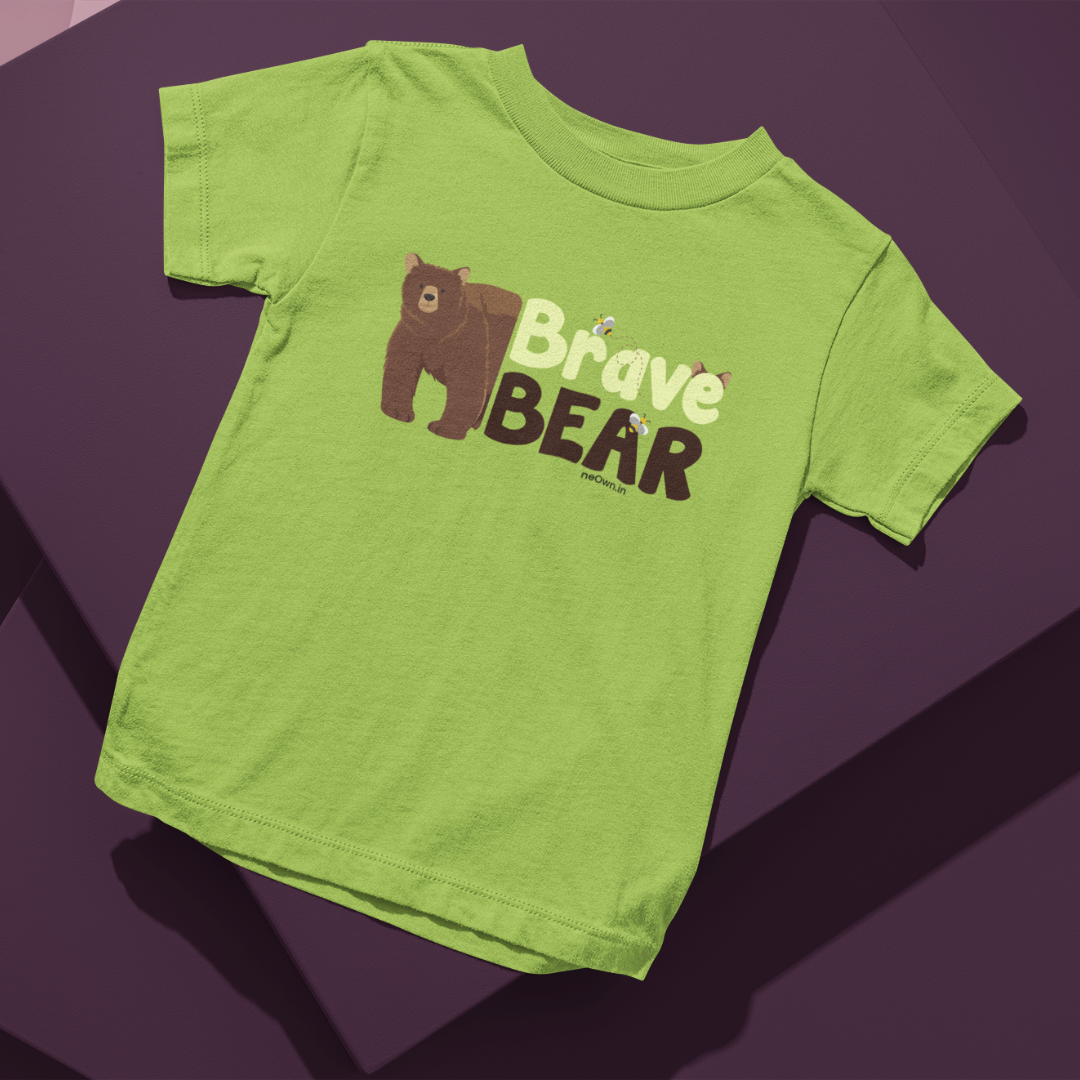 Unisex T-shirt: Brave Bear