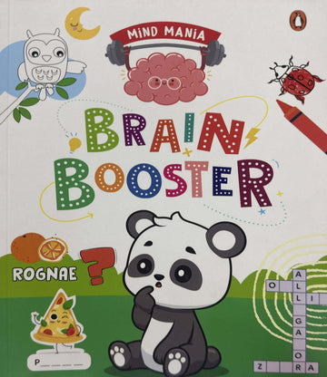 MIND MANIA: Brain Booster: Fun and Interactive Activity Book for PreSchool Kids, Toddlers | Includes Puzzles, Mazes, Jumble Words and more [Penguin Early Learning Series]