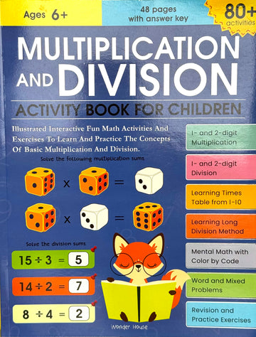 Multiplication and Division - Activity Book For Children