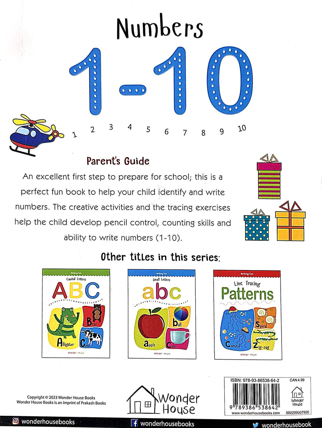 Numbers 1 - 10: Write and practice Numbers 1 to 10 Paperback