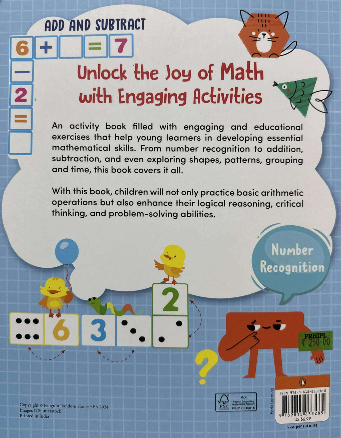 Play with Math: First Practice Workbook | Fun and Interactive Math Learning Activities | Number Recognition, Addition, Subtraction, Exploring shapes, ... | Ages 3+ [Penguin Early Learning Series]