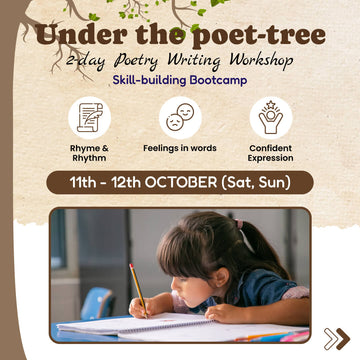 Under the Poet-Tree - Poetry Writing Workshop: neOwn x Ritu Desai | Learn Poetry Writing for 8 -13 years | Online Workshops for Kids