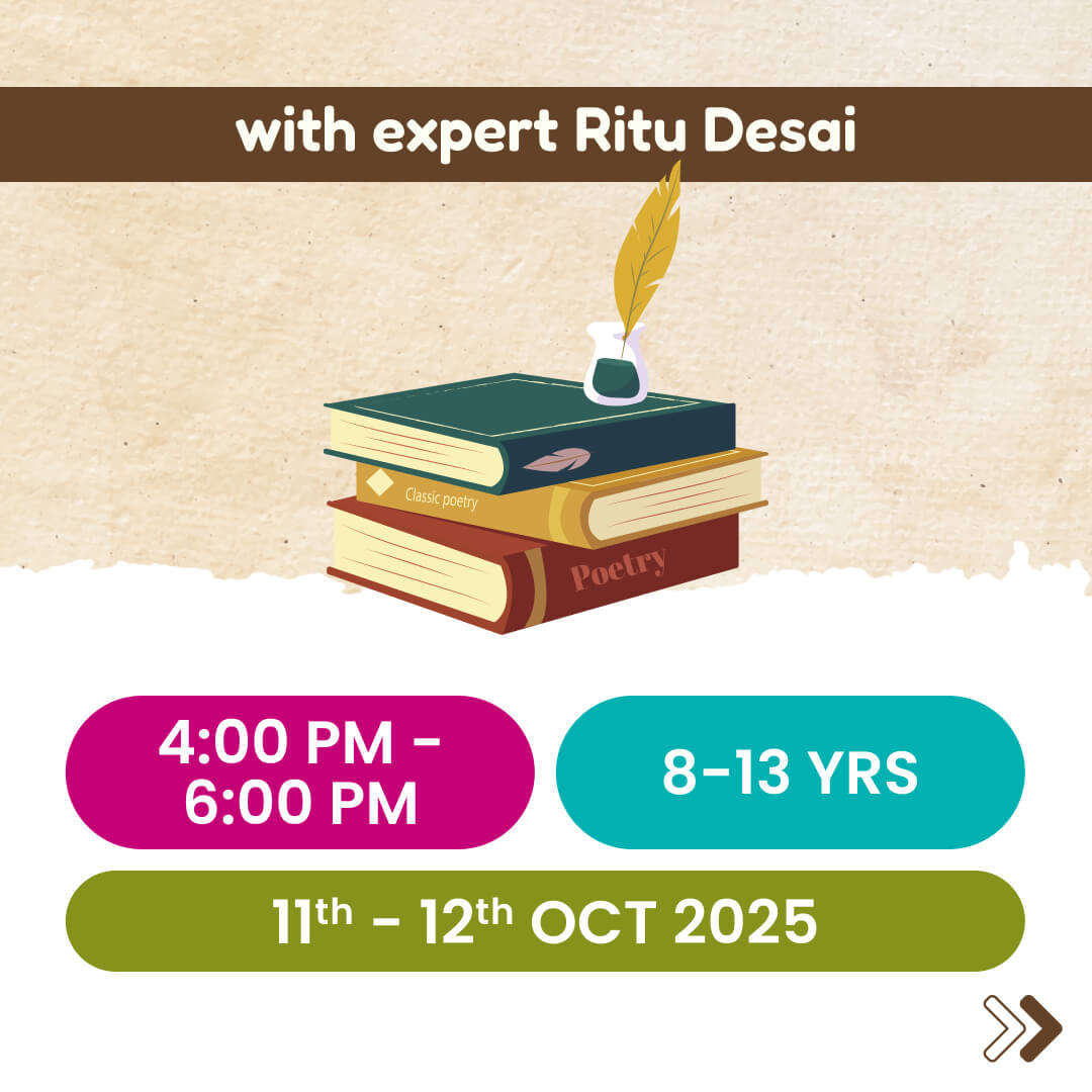 Under the Poet-Tree - Poetry Writing Workshop: neOwn x Ritu Desai | Learn Poetry Writing for 8 -13 years | Online Workshops for Kids