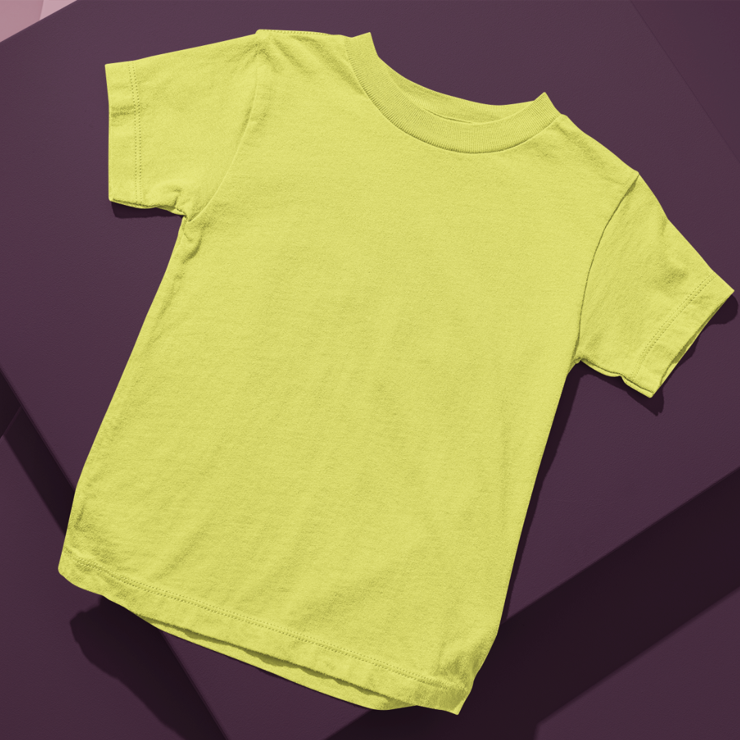 Unisex T-shirt: Core Basics: Yellow