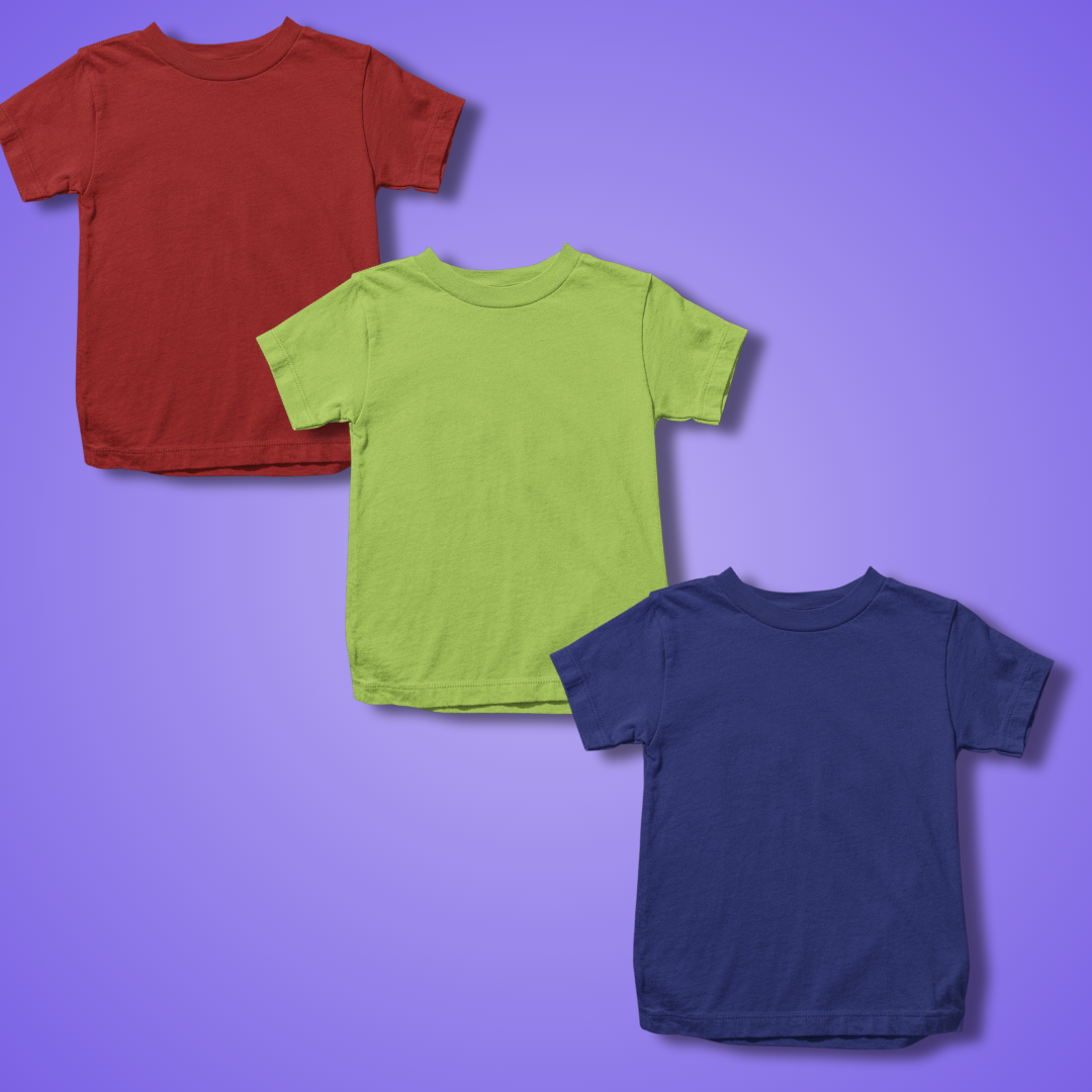 RGB Core Basics Unisex T-shirt: Pack of 3