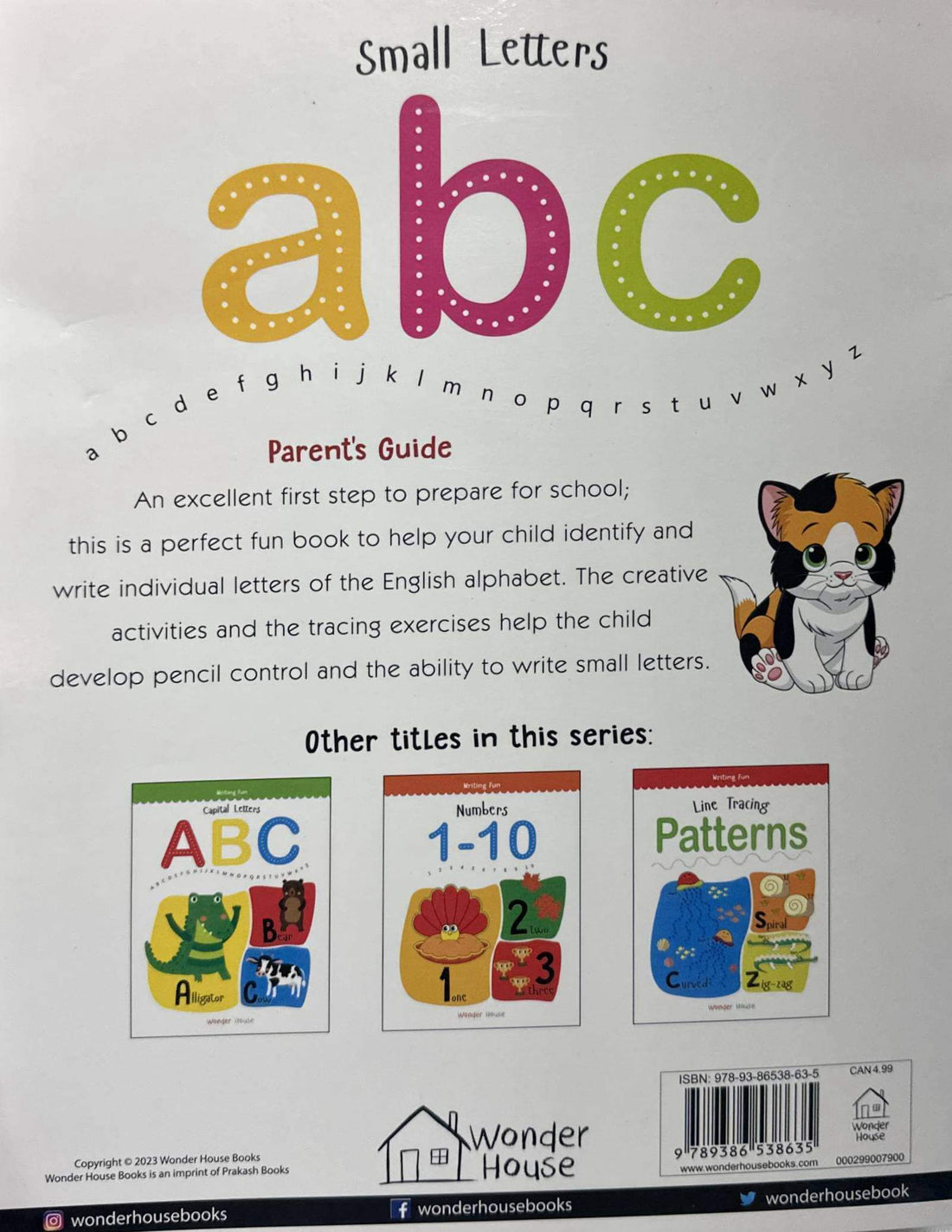 Small Letters ABC: Write and practice Small Letters a to z books for kids (Writing Fun) Paperback