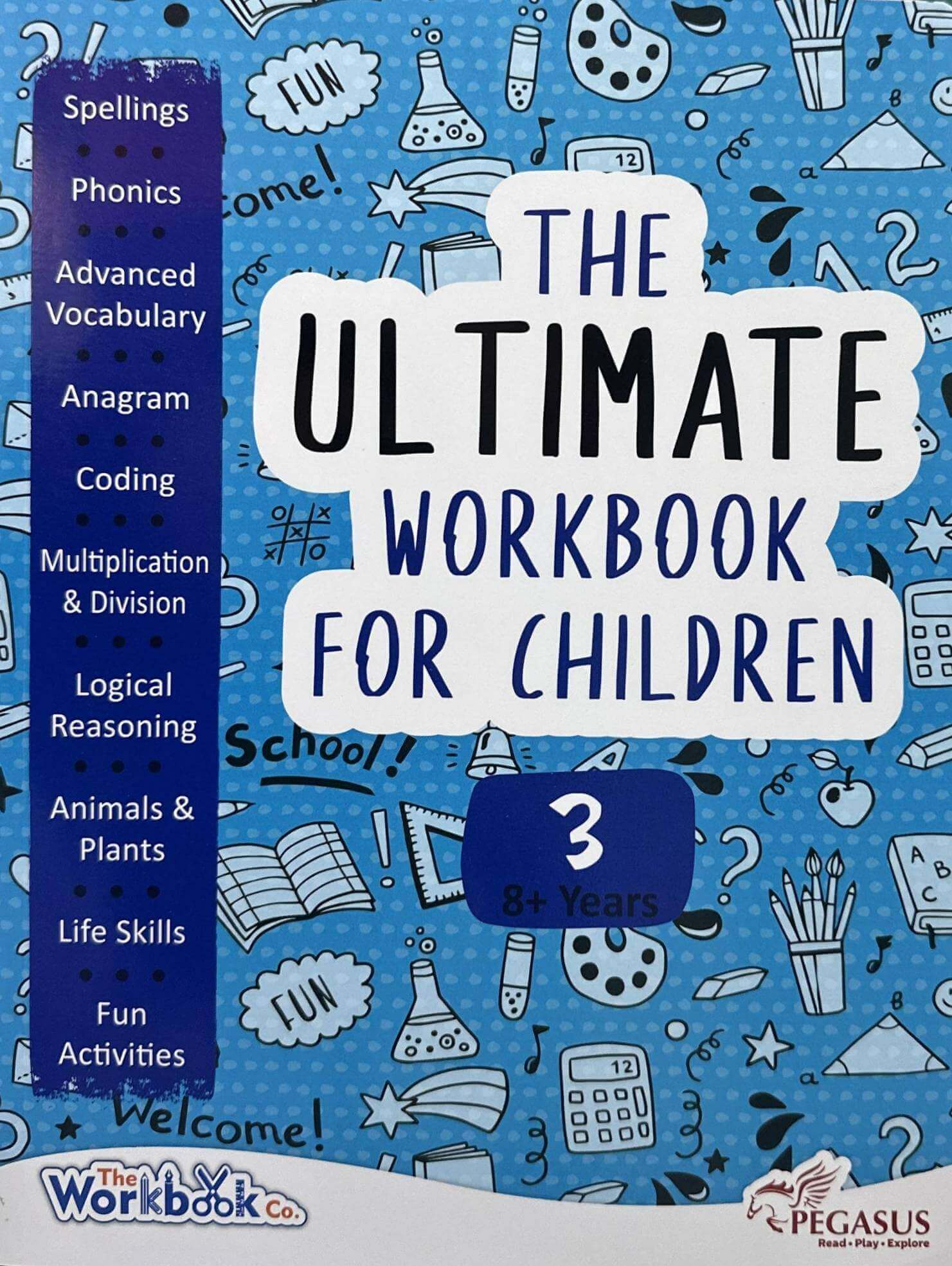 The Ultimate Workbook for Children 8-9 Years Old |Interactive Fun Learning Activity Skills Book