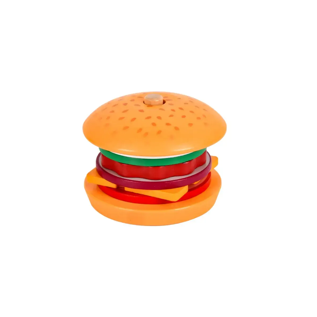 Wooden Burger Stacking Set