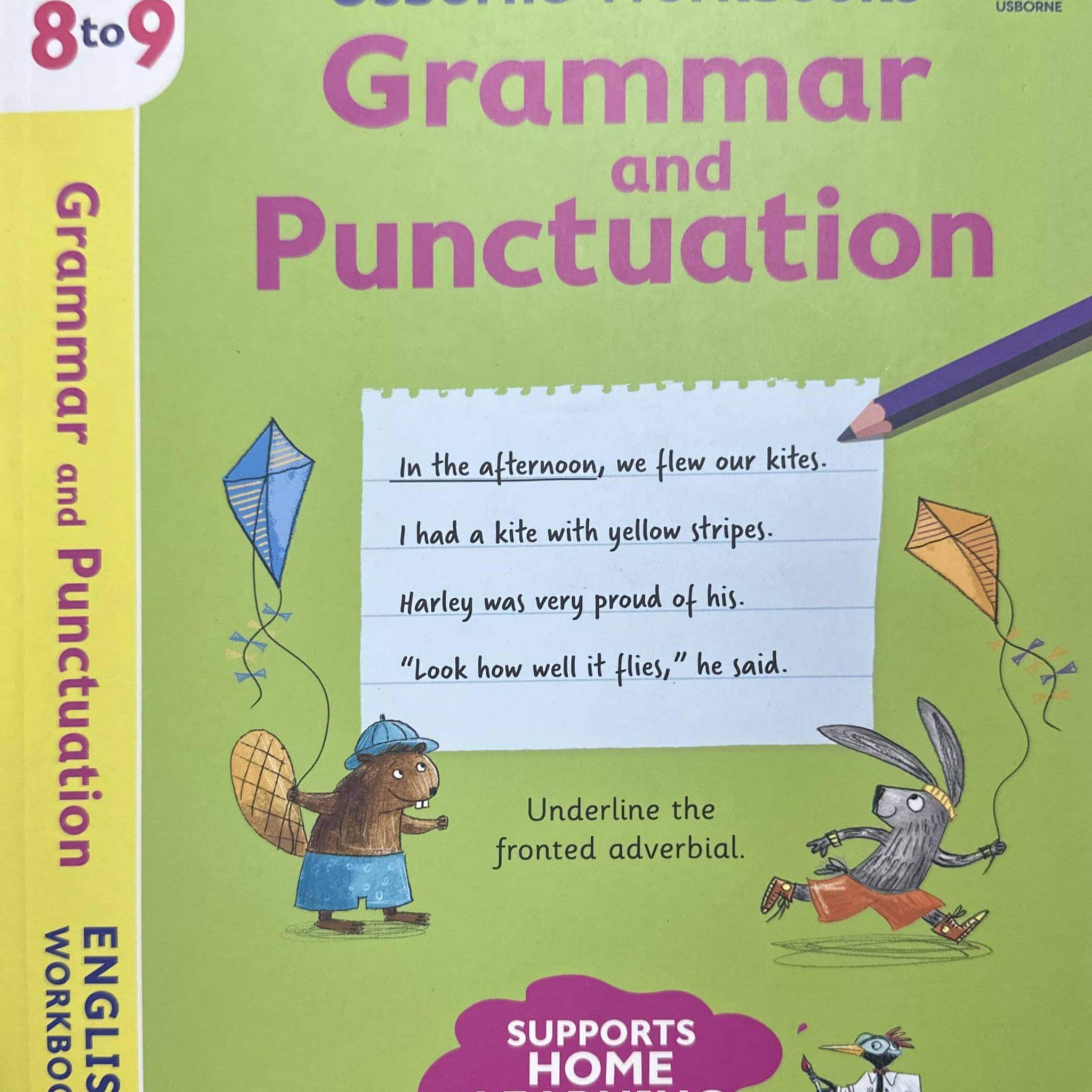 Usborne Workbooks : Grammar and Punctuation (English Workbook) 8-9 Years Old