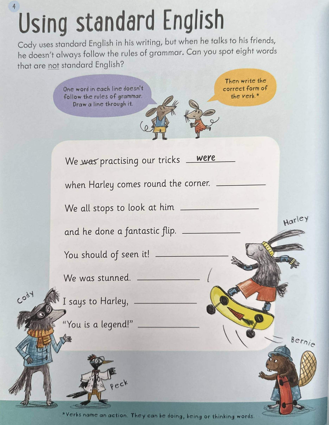 Usborne Workbooks : Grammar and Punctuation (English Workbook) 8-9 Years Old