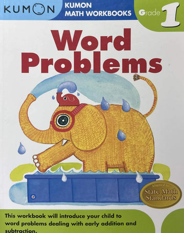 Word Problems (Grade 1) | Kumon Math Workbooks | Activity Book For Children | Math Practice for Kids