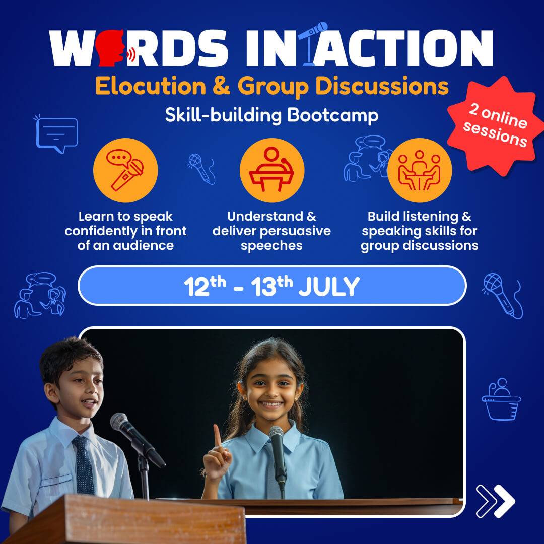 Words in Action - Elocution & Group Discussion: neOwn x Smriti Kocchar | Improve English Speaking Skills for 8-12 yrs | Online Workshops for Kids
