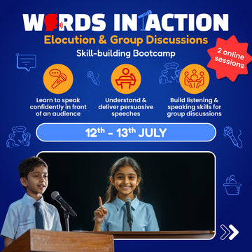 Words in Action - Elocution & Group Discussion: neOwn x Smriti Kocchar | Improve English Speaking Skills for 8-12 yrs | Online Workshops for Kids