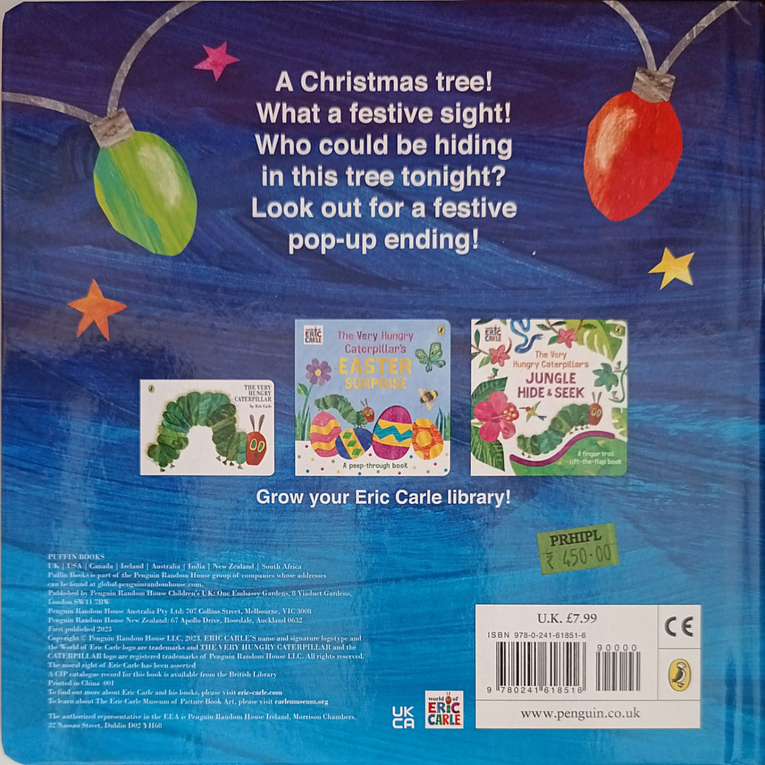 The World of Eric Carle: The Very Hungry Caterpillar's Christmas Tree (A Lift-the-Flap Book)