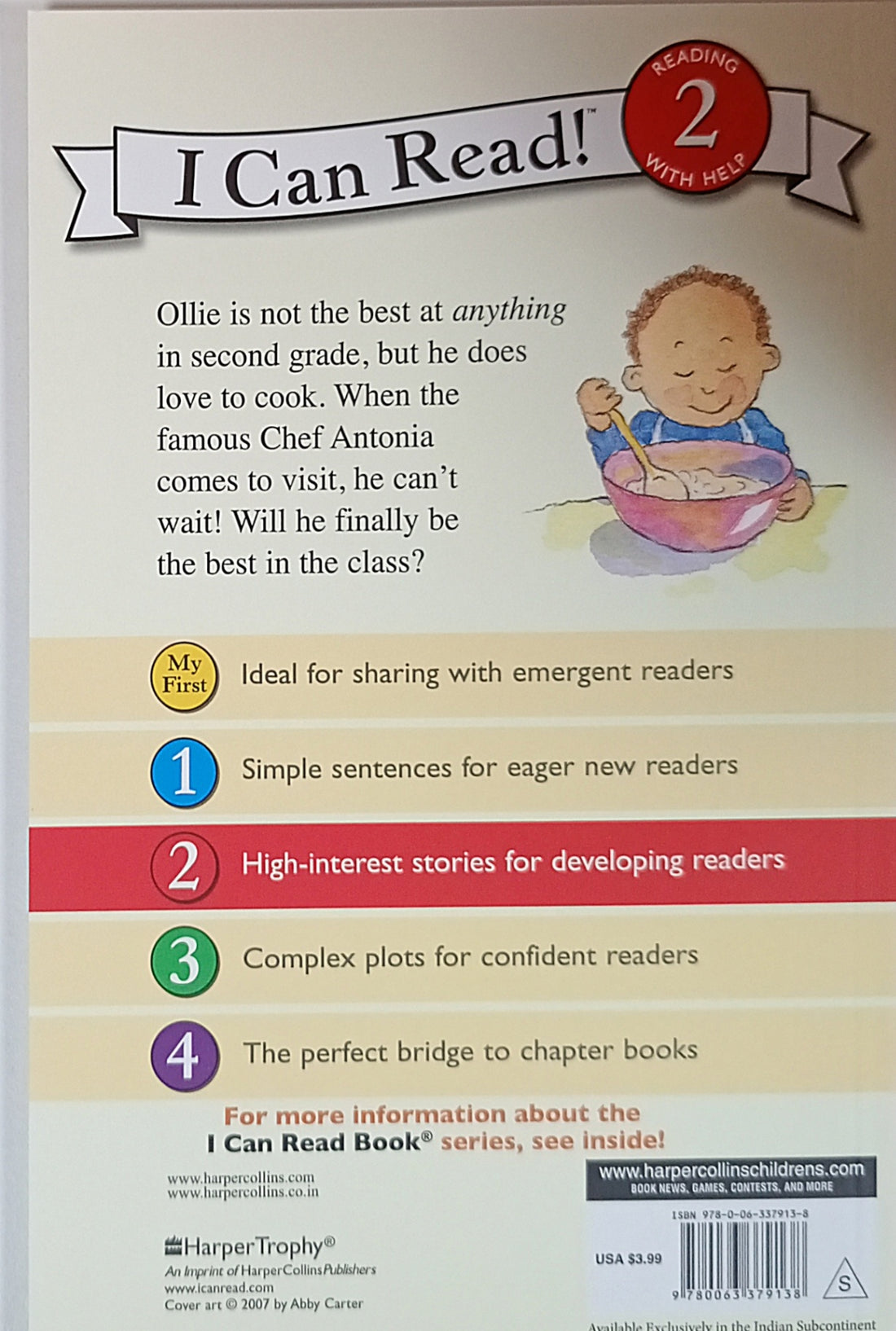 I Can Read! Level 2: The Best Chef in Second Grade