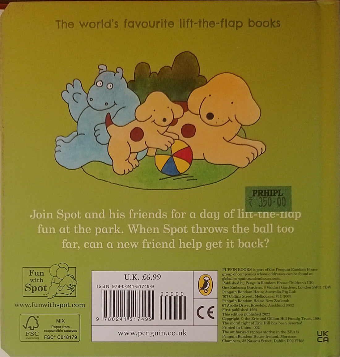 Spot: Spot Goes to the Park