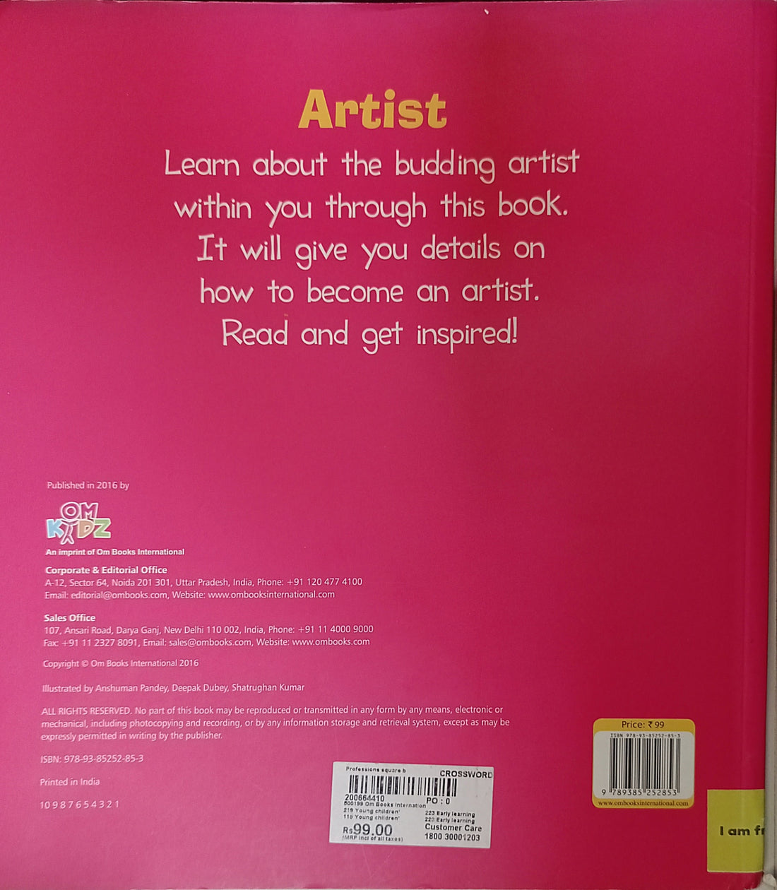 Professions: Artist