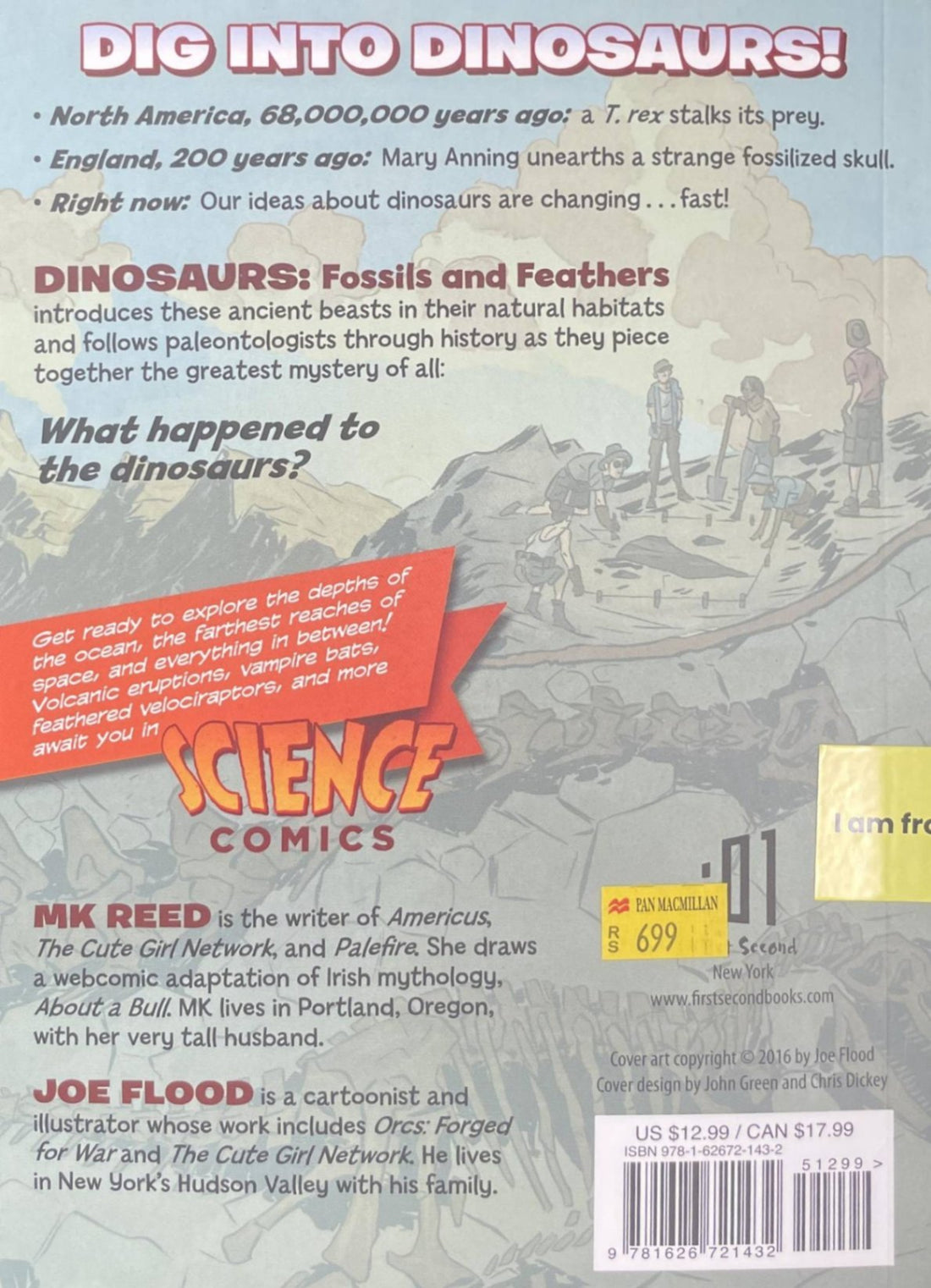 Science Comics: Dinosaurs (Fossils And Feathers) - SCRS