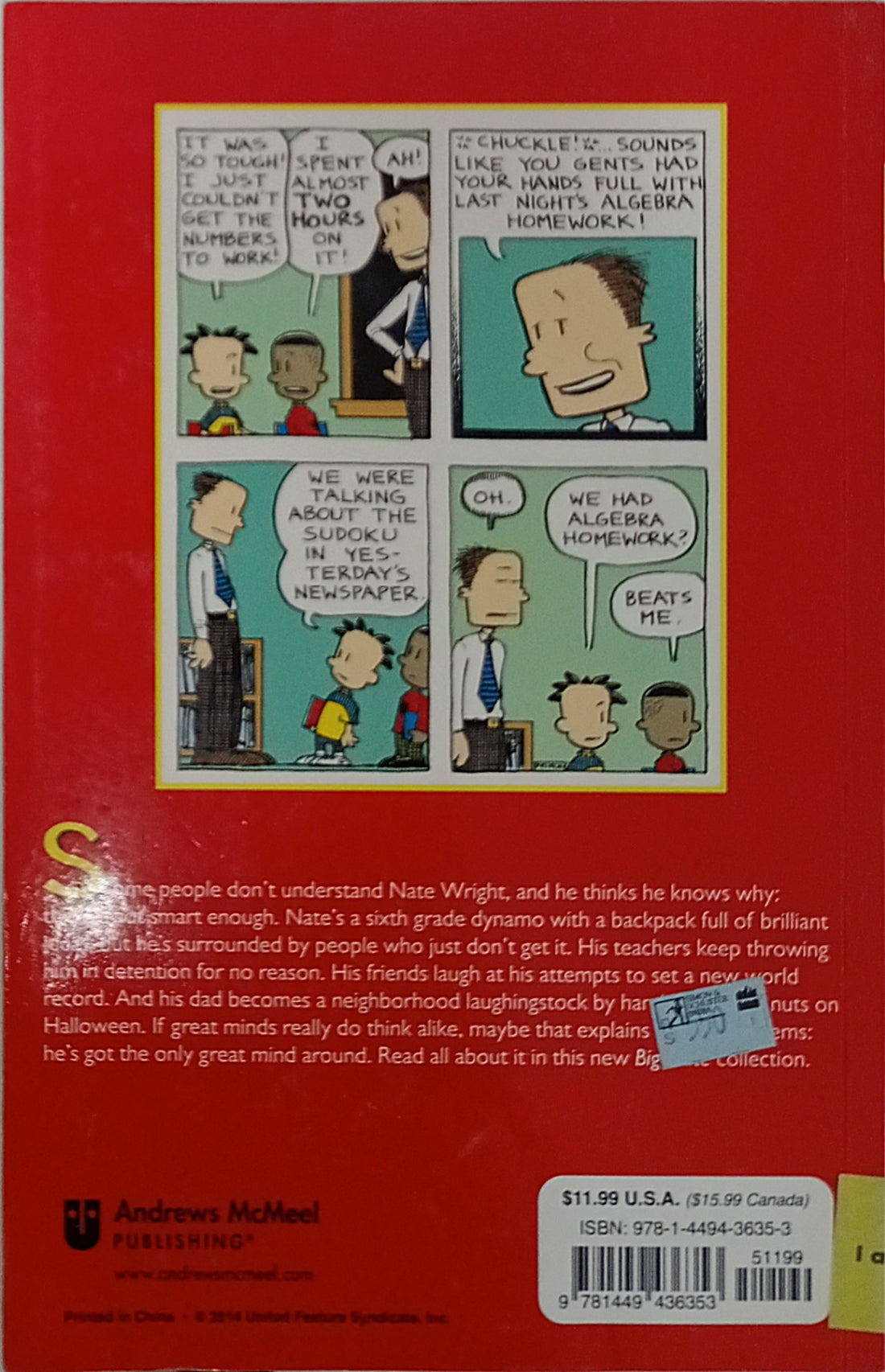Big Nate Graphic Novel #31 Great Minds Think Alike