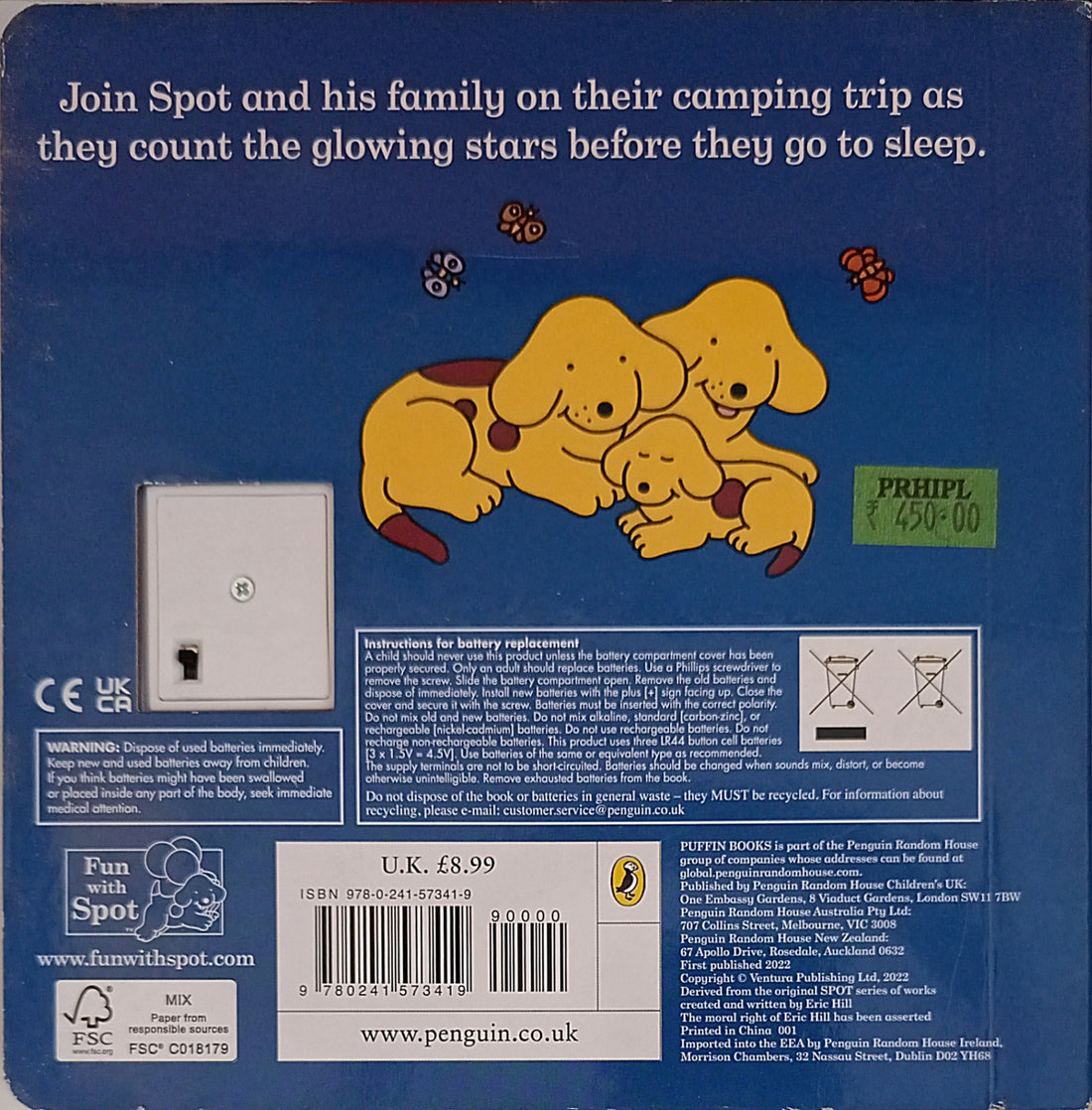 Spot: Spot's Goodnight Stars (A Glowing Light Book)