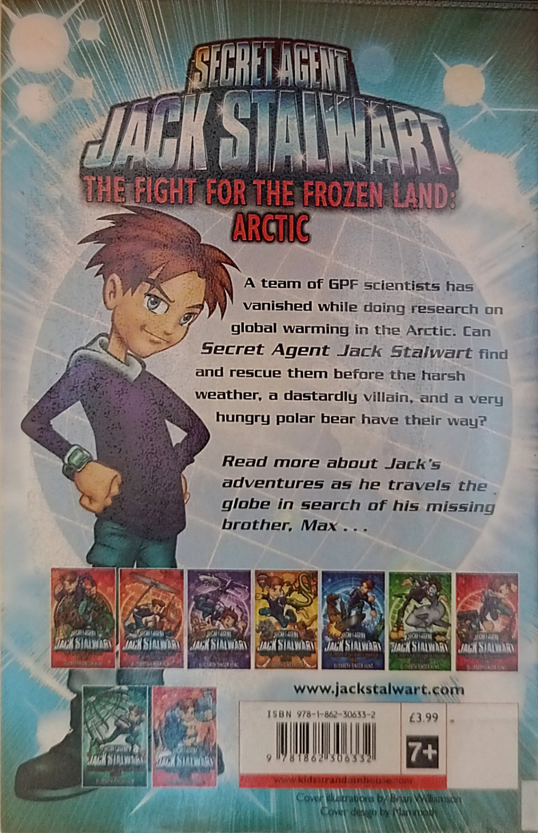 Secret Agent Jack Stalwart #12 The Fight For the Frozen Land Arctic