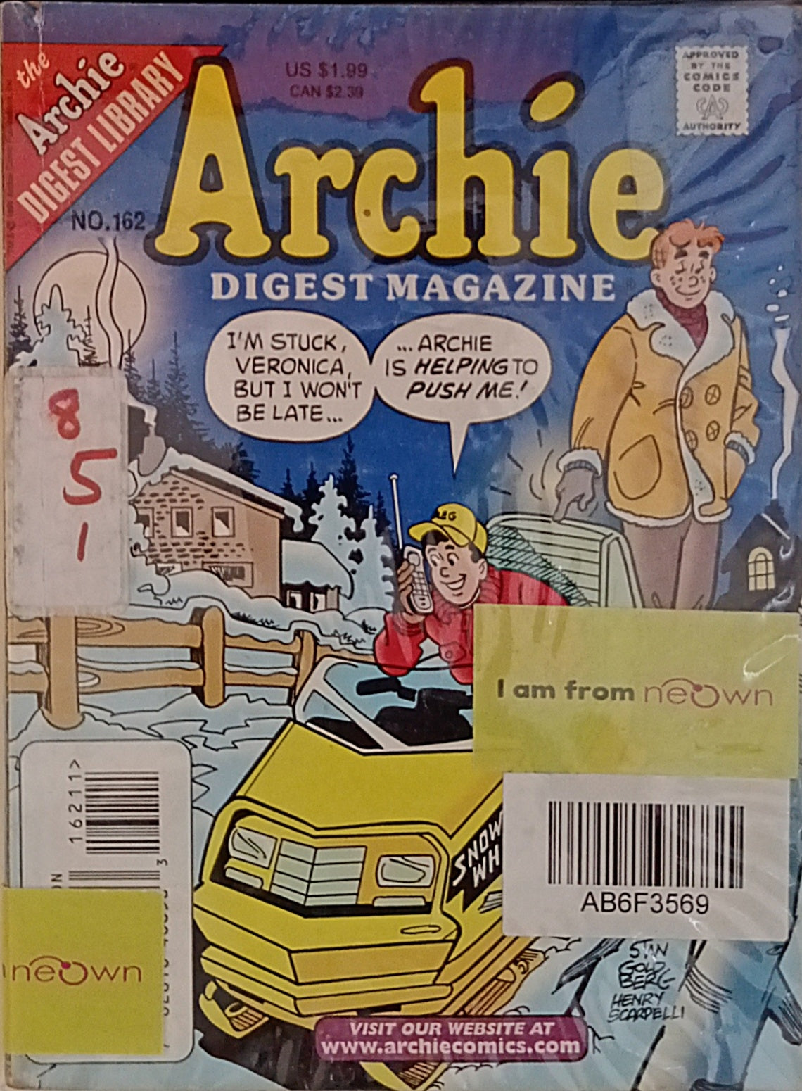 Archie Digest Magazine No.162