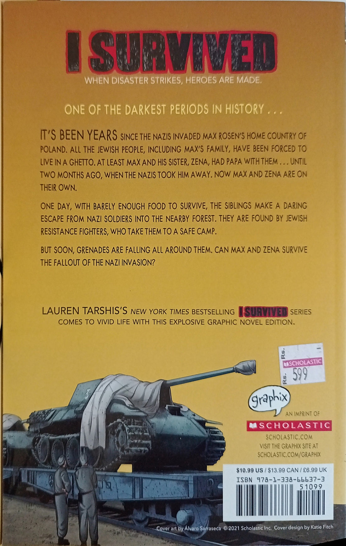 I Survived Graphic Novels #3 I Survived the Nazi Invasion, 1944