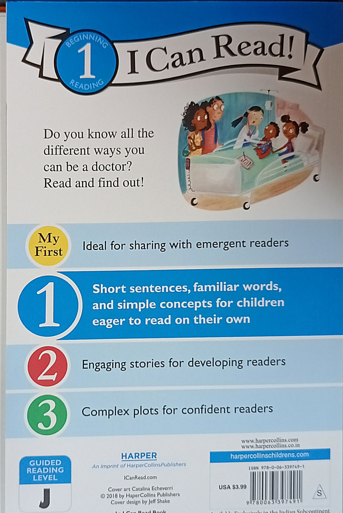 I Can Read! Level 1: I Want to be a Doctor