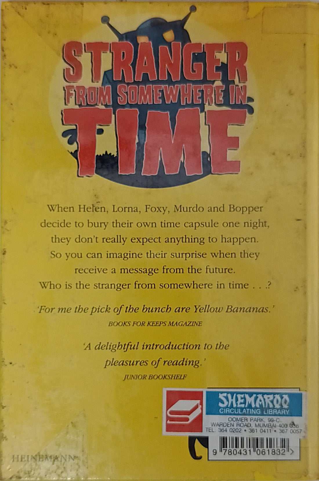 Yellow Banana Books: Stranger From Somewhere in Time
