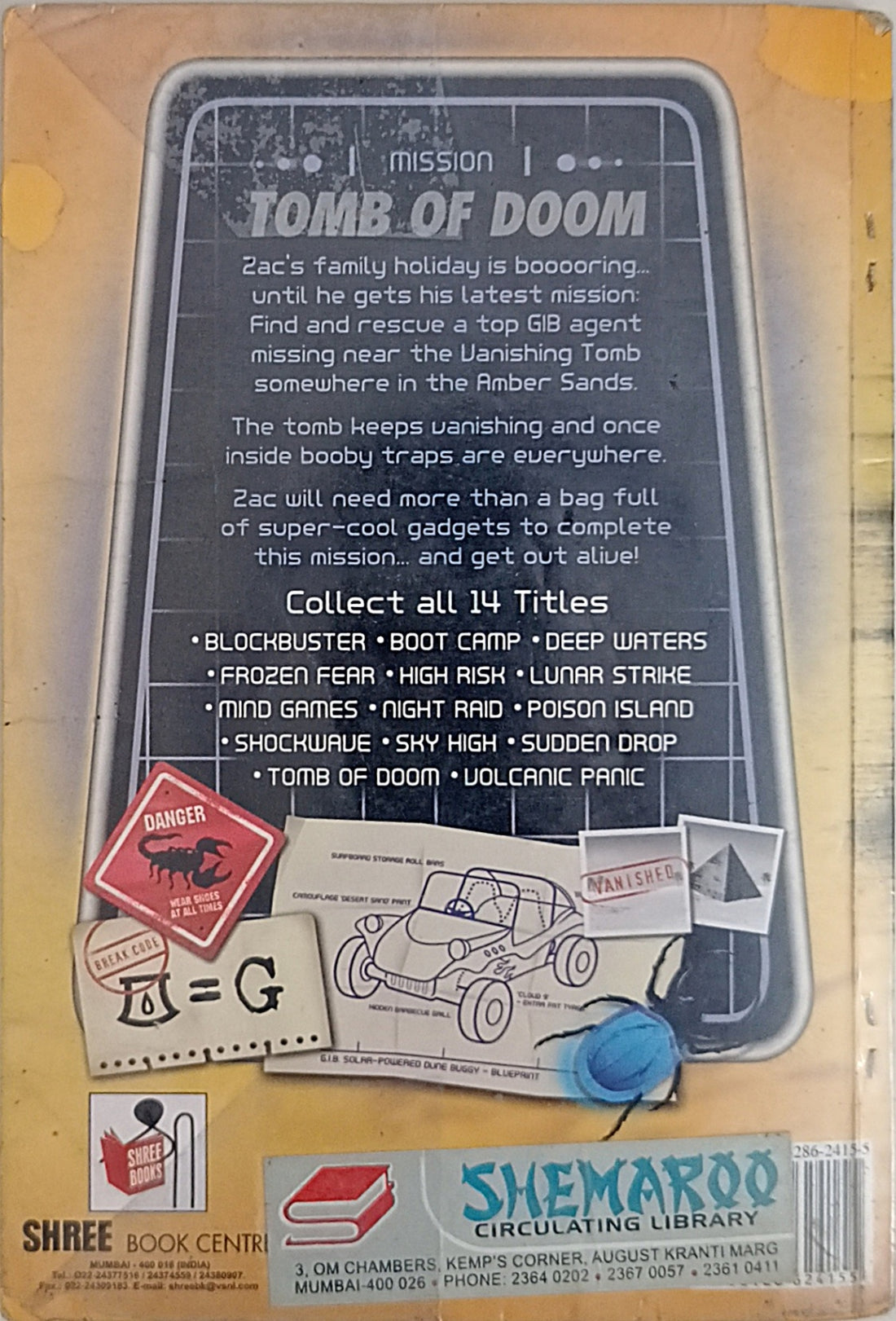 Zac Power #5 Tomb Of Doom