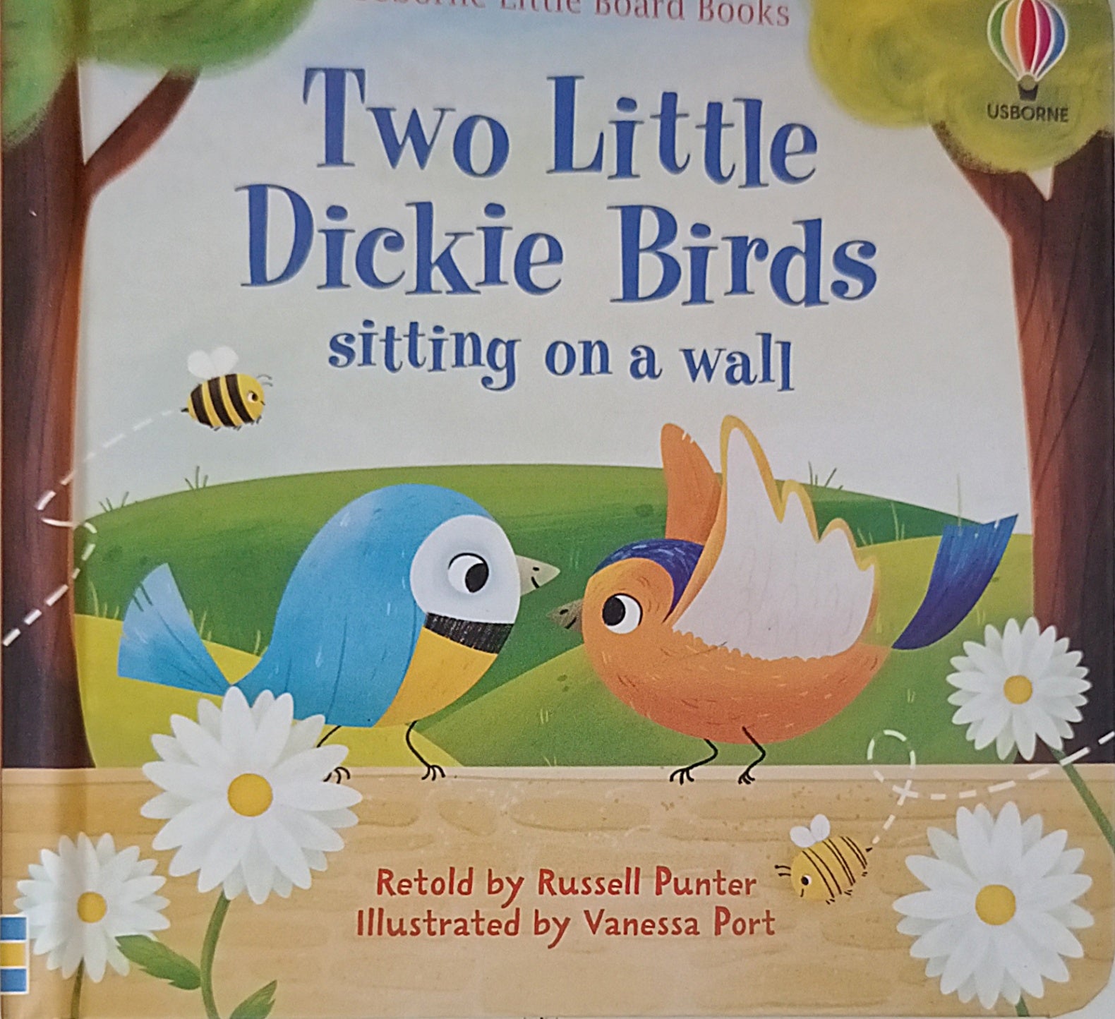 Two Little Dickie Birds Sitting on a Wall