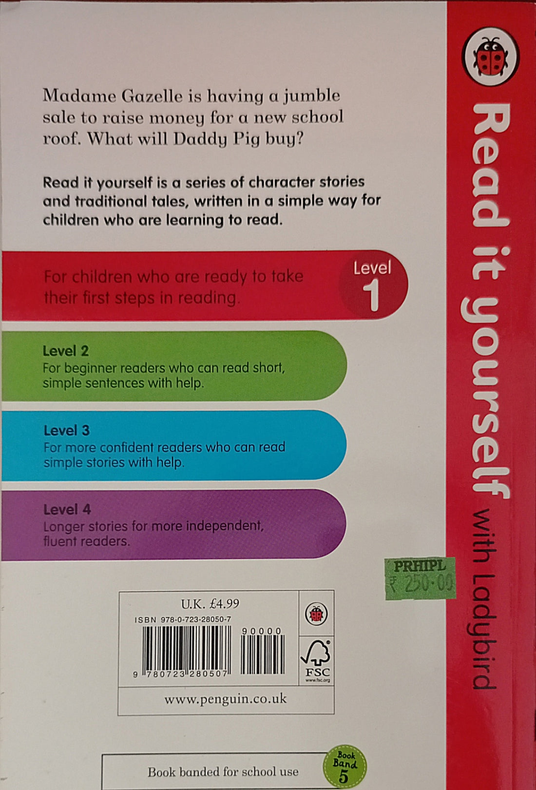 Read it Yourself with Ladybird Level 1: Daddy Pig's Old Chair
