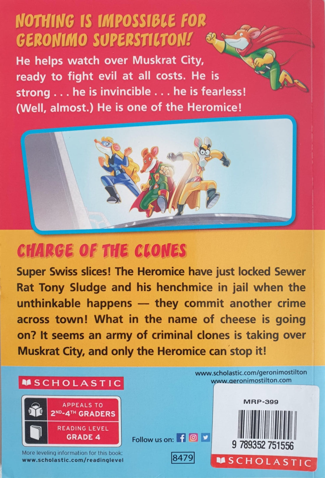 Geronimo Stilton Heromice #8 Charge of the Clones