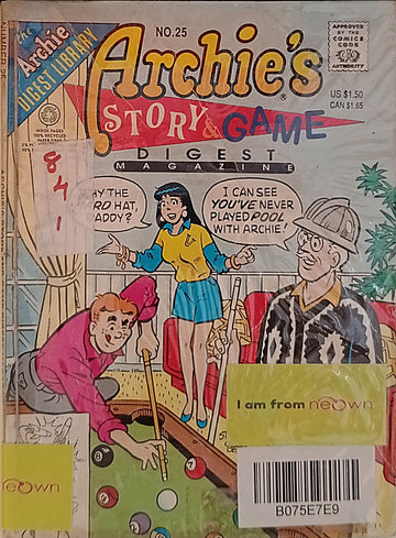 Archie's Story Game Digest Magazine No.25