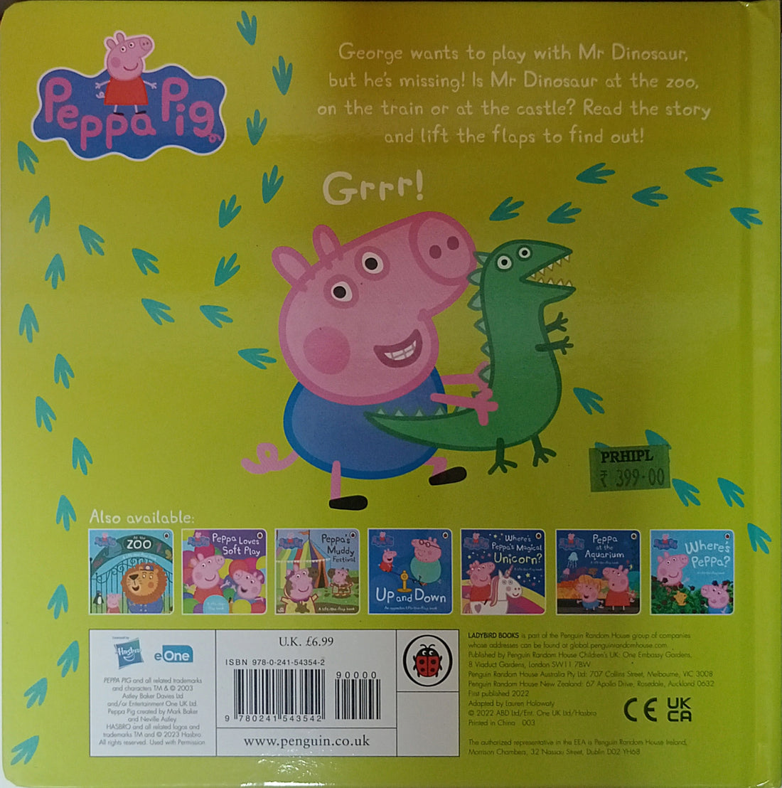 Peppa Pig: Where's George's Dinosaur? (A Lift-the-Flap Book)