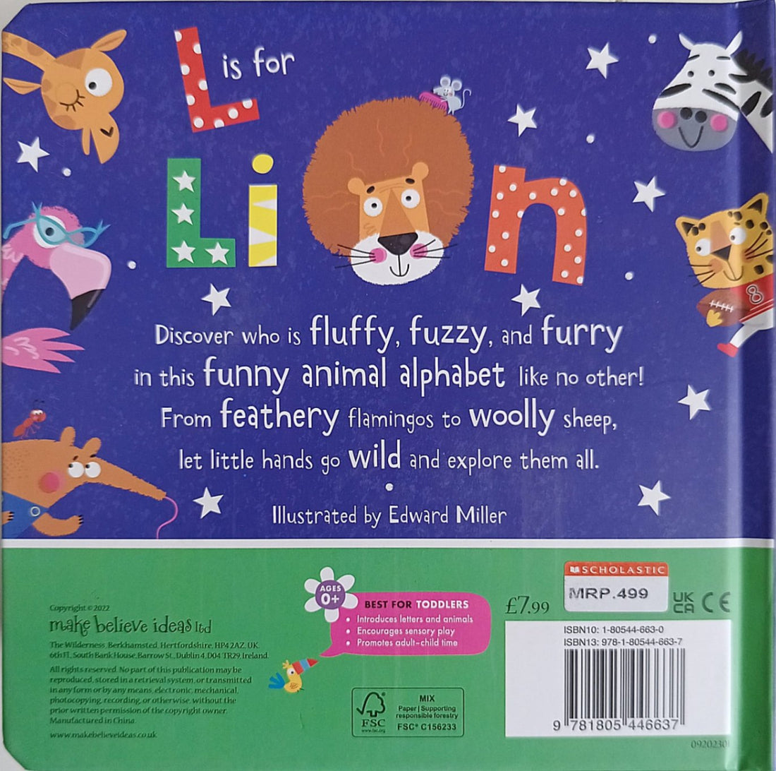 L is for Lion (A Funny, Furry Animal ABC)