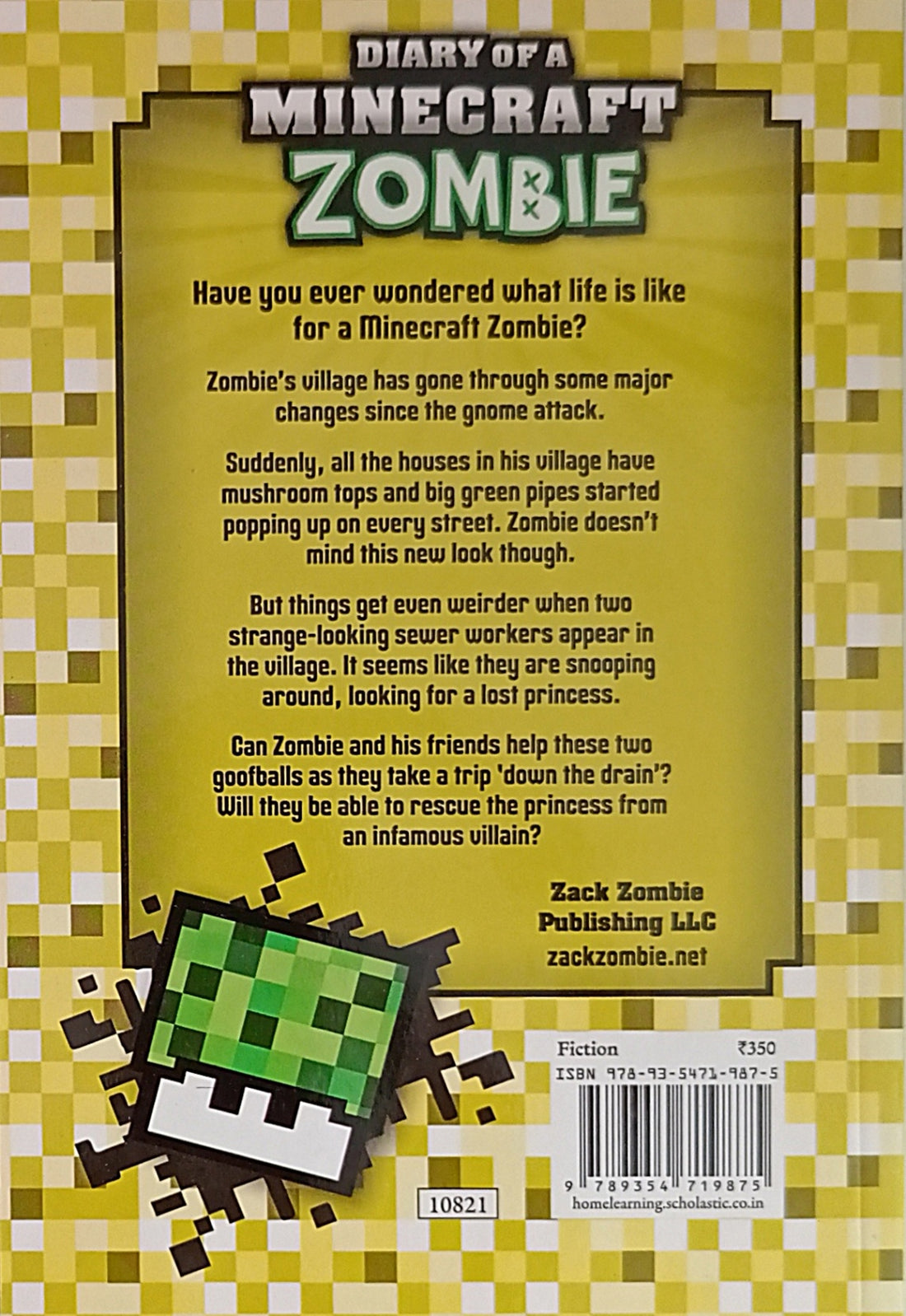 Diary of a Minecraft Zombie #16 Down the Drain